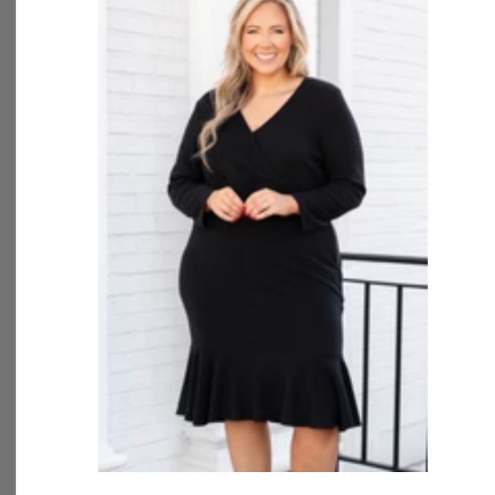 Chic Soul 3X black Dress